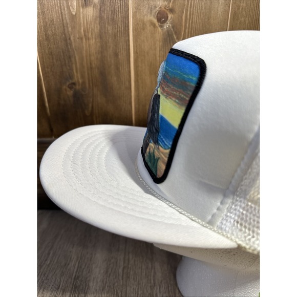 Vintage NWOT Marco Island Hat With Patches - Never Worn Pelican Beach Style - Picture 4 of 15